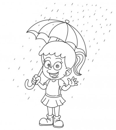 Top 10 Free Printable Rain Coloring Pages Online