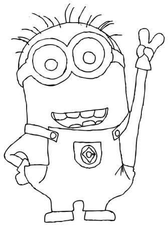 9 Pics of Free Printable Minion Coloring Pages For Kids - Disney ...