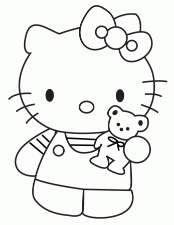 Printable Colouring Pictures Of Teddy Bears - High Quality ...