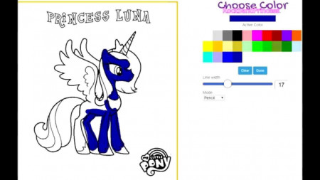 My Little Pony Princess Coloring Pages - My Little Pony Luna ...
