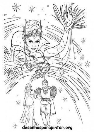 Coloring pages for kids free images: Princess Giselle Enchanted ...