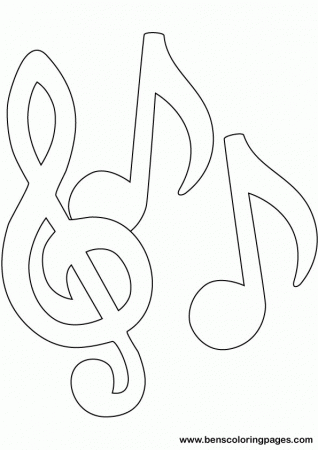 Of Music Notes - Coloring Pages for Kids and for Adults