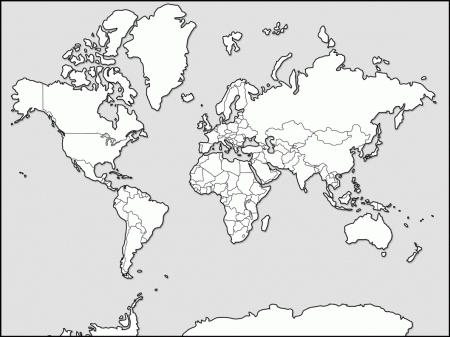World map coloring sheet | www.veupropia.org
