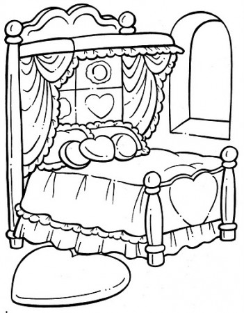 Drawing Bed #168173 (Objects) – Printable coloring pages