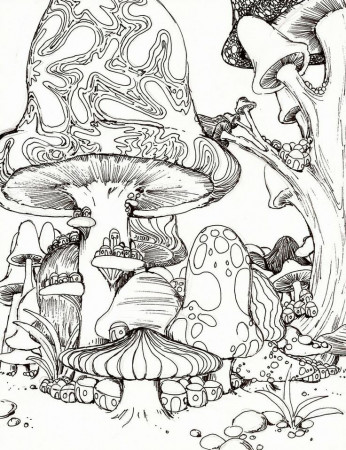 trippy cool coloring pages - Clip Art Library