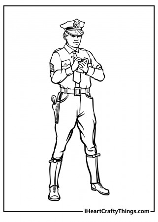 Printable Police Coloring Pages (Updated 2022)