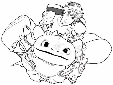 How to Draw Hiccup and Toothless from How to Train Your Dragon and Dragons  Race to the Edge - How to Draw Step by Step Drawing Tutorials | Dragon  coloring page, Baby