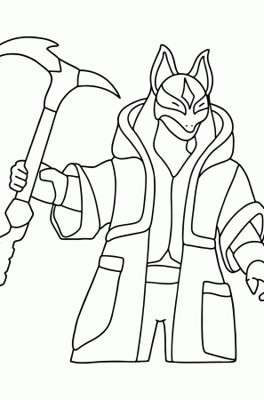 Fortnite Drift coloring page ♥ Online and Print for Free!