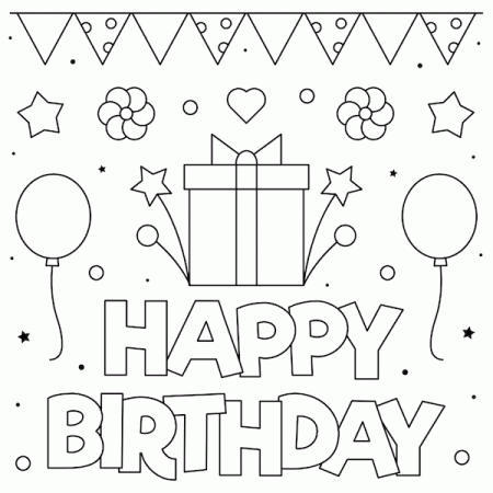 Free Printable Birthday Cards for Everyone | Happy birthday coloring pages, Birthday  coloring pages, Birthday card printable