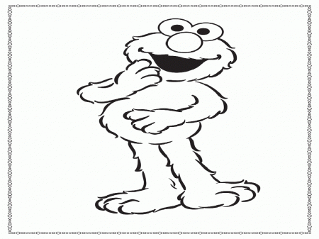 Free Elmo Coloring Pages | Best Coloring Page Site