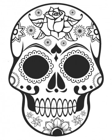 Sugar Skulls Coloring Pages Coloring Skull Skullcandy Coloring ...
