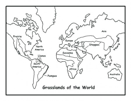 The best free World map coloring page images. Download from 4336 free coloring  pages of World map at GetDrawings