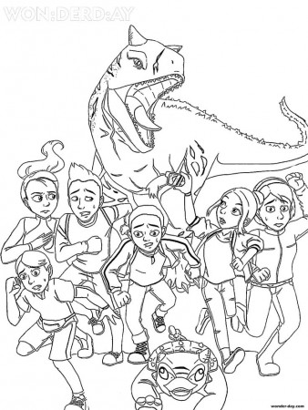 Jurassic World Camp Cretaceous Coloring Pages | Netflix | Jurassic world,  Dinosaur coloring pages, New jurassic world