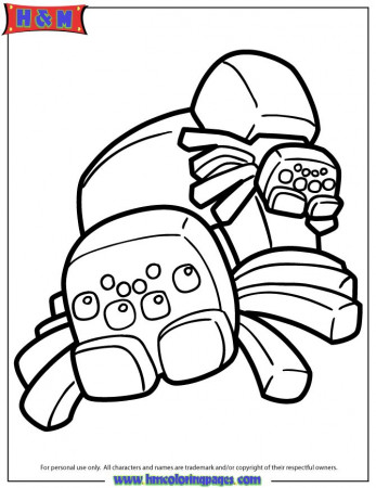 Spiders From Minecraft Video Game Coloring Page | Spider coloring page,  Minecraft video games, Coloring pages