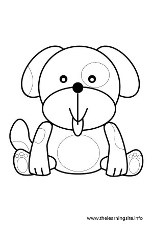11 Pics of Dog Outline Coloring Page - Dog Outlines Printable, Dog ...