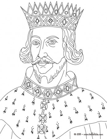 BRITISH KINGS AND PRINCES colouring pages - QUEEN ELIZABETH II