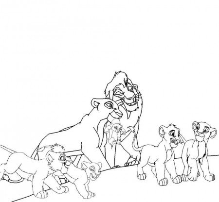 12 Pics of Lion King Young Kiara With Kovu Coloring Pages - Lion ...
