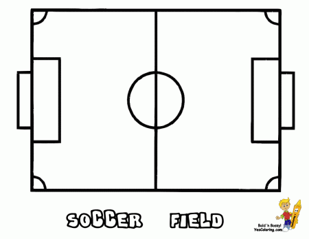 Soccer Field #Coloring_Page You Can Print Out This #Soccer ...