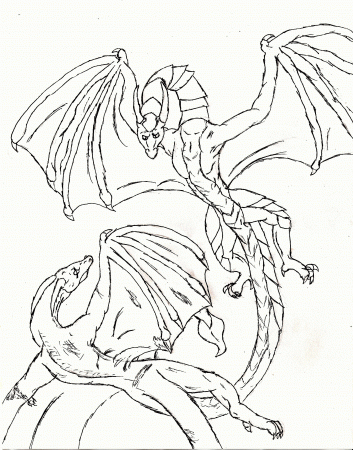 Free Printable Dragon Coloring Pages For Kids