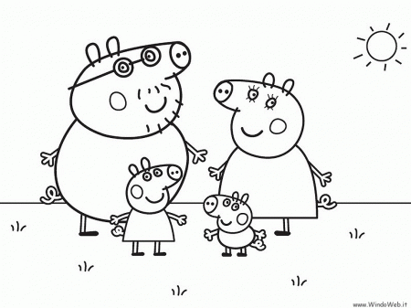 incredible Peppa Pig Coloring Pages - astonishing Coloring ...