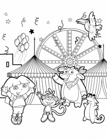 Dora Coloring - Lots of Dora Coloring Pages and Printables!