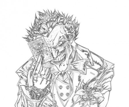 New Coloring Page: the joker coloring pages | Coloring Yard