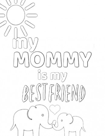 Looking for a simple but awesome Mother's Day gift idea? Check out these  FREE printable Mothe… | Mothers day coloring pages, Mom coloring pages,  Mother's day colors