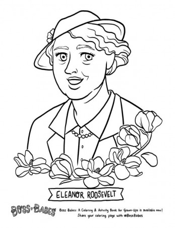 Eleanor Bust1 page 001 | Art books for kids, Coloring books, Women in  history