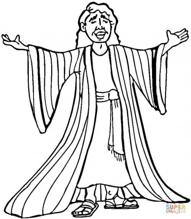 Joseph Many Colored Coat coloring page | Free Printable Coloring Pages