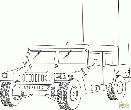 Army Vehicles coloring pages | Free Coloring Pages