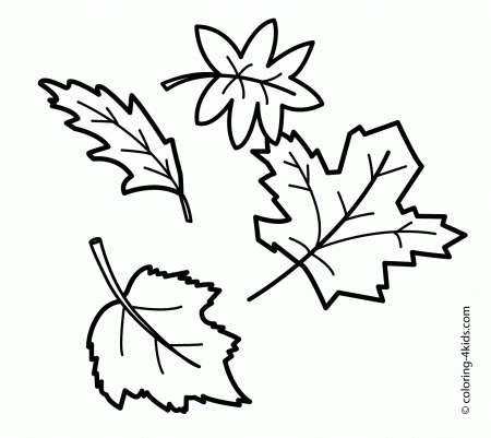 Fall Leaves Coloring Pages - Coloring Page Photos