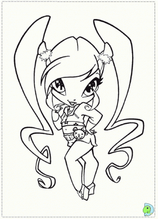 Winx Pixies - Coloring Pages for Kids and for Adults