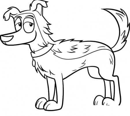 Drawing 1 from Pound Puppies coloring page