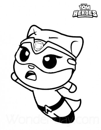 Hero Angela Coloring Page - Free Printable Coloring Pages for Kids