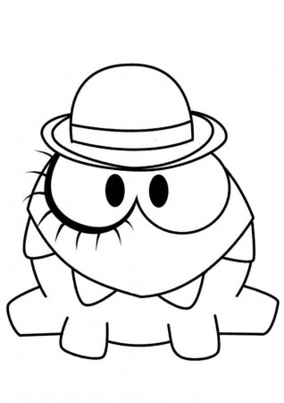 Om Nom 4 Coloring Page - Free Printable Coloring Pages for Kids