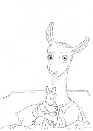 Llama Coloring Pages - 100 Printable coloring pages