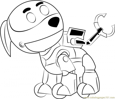 Robo Dog Coloring Page for Kids - Free PAW Patrol Printable Coloring Pages  Online for Kids - ColoringPages101.com | Coloring Pages for Kids