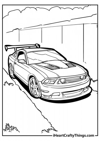 Cool Car Coloring Pages - 100% Original And Free (2022)