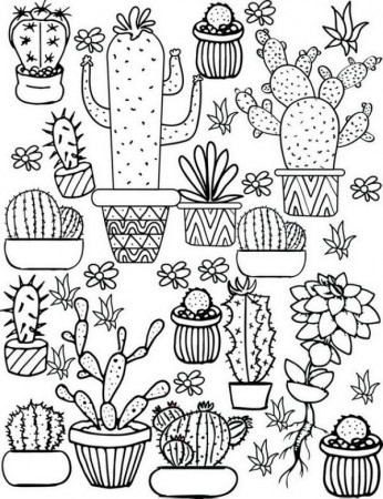Pin on Plants Coloring Pages Collection