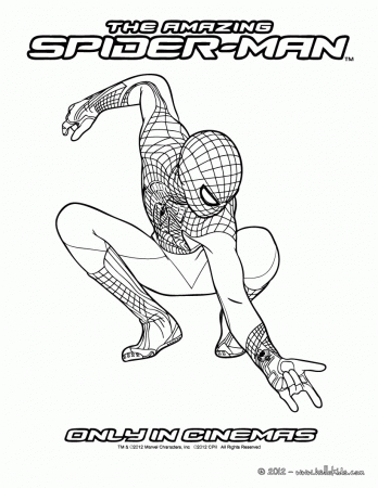 SPIDER-MAN coloring pages - The Amazing Spiderman