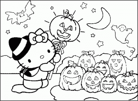 Hello Kitty Coloring Sheet - Coloring Pages for Kids and for Adults