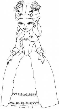 Sofia The First Coloring Pages: Princess Hildegard - Sofia the ...