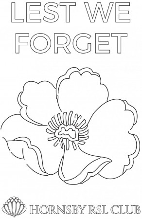 Hornsby RSL ANZAC Colouring in | Matt Kean MP, Member for Hornsby
