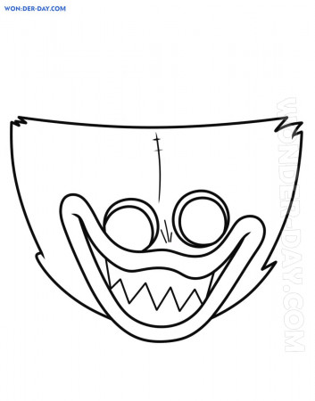 Huggy Wuggy coloring pages | Printable coloring pages