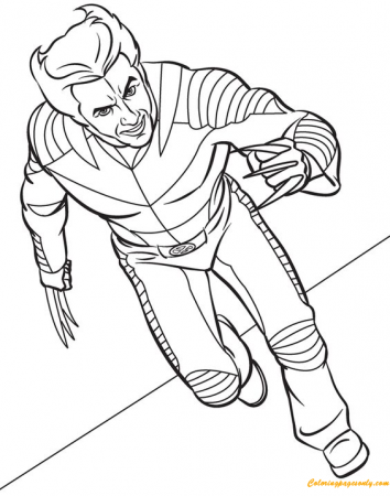 Wolverine Coloring Pages - Cartoons Coloring Pages - Free Printable Coloring  Pages Online