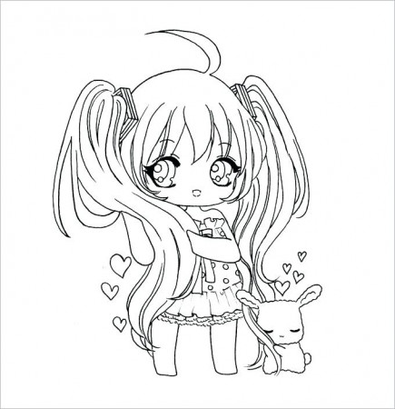 Orasnap: Cute Anime Wolf Girl Coloring Pages