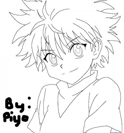 Anime Coloring Pages Hunter X Hunter - Coloring and Drawing