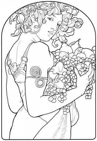 Art Deco - Coloring Pages for Kids and for Adults