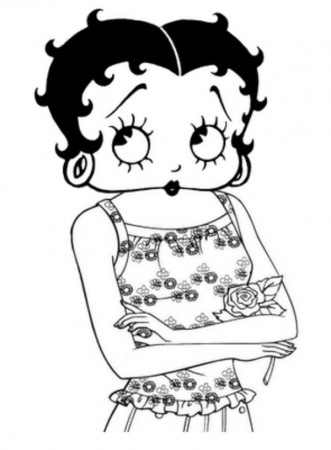 Betty Boop Coloring Pages Picture 23 – Activity Betty Boop ...