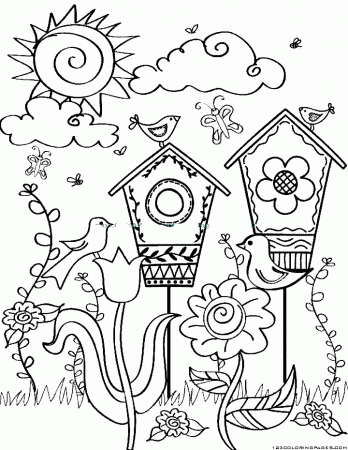 Spring Coloring Pages - Part 2